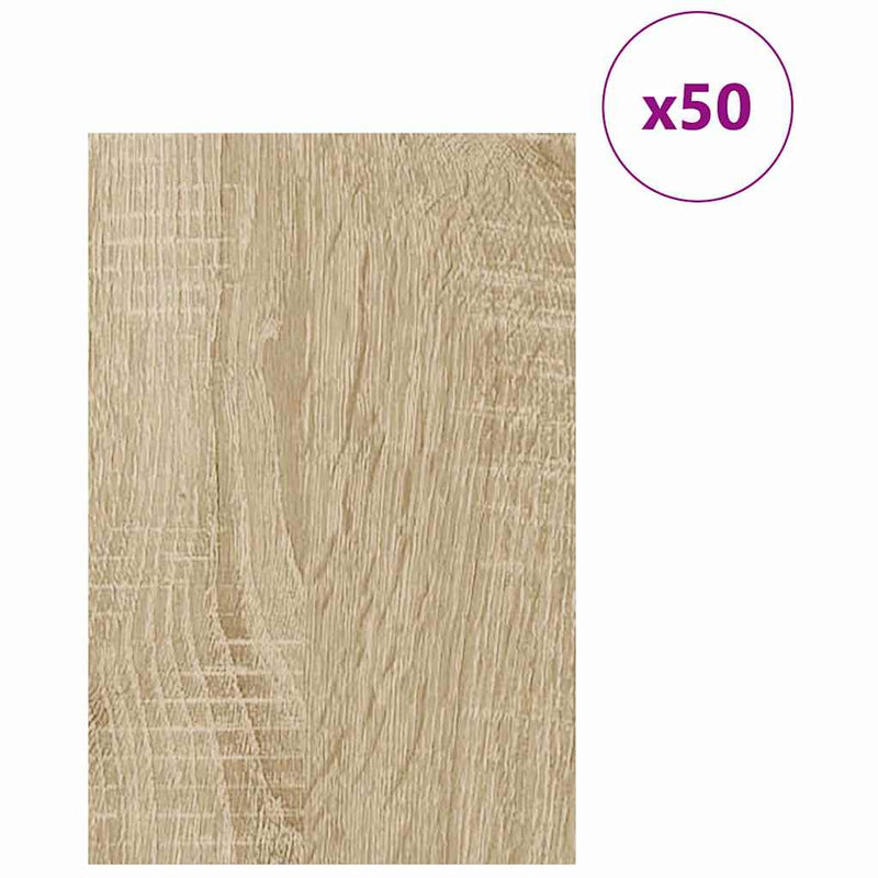 Load image into Gallery viewer, Vidaxl decorpanelen 50 pcs sonoma eiken 40 x 60 x 0.27 cm bewerkt hout

