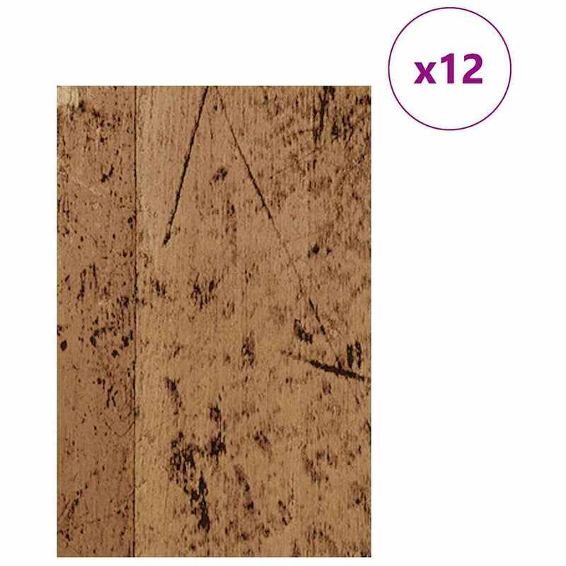 Load image into Gallery viewer, Vidaxl decorpanelen 12 pcs oudhout 40 x 60 x 0.27 cm bewerkt hout
