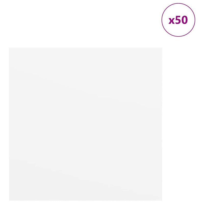Load image into Gallery viewer, Vidaxl decorpanelen 50 pcs wit 30 x 30 x 0,27 cm bewerkt hout

