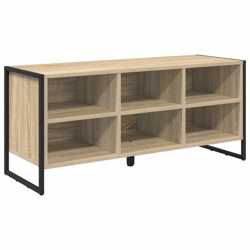 Load image into Gallery viewer, Vidaxl schoenenkast met opslag sonoma 60 x 35 x 44 cm bewerkt hout
