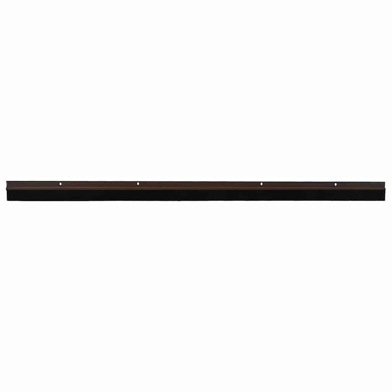Load image into Gallery viewer, Vidaxl schroefbare deurborstelafsluitingen 6 pcs bruin 100 cm
