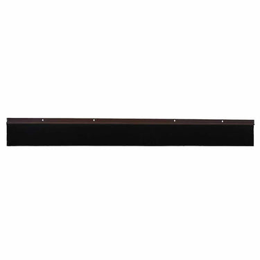 Vidaxl schroefbare deurborstelafsluitingen 12 pcs bruin 100 cm