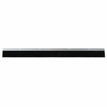 Vidaxl schroefbare deurborstelafsluitingen 12 pcs zilver 100 cm