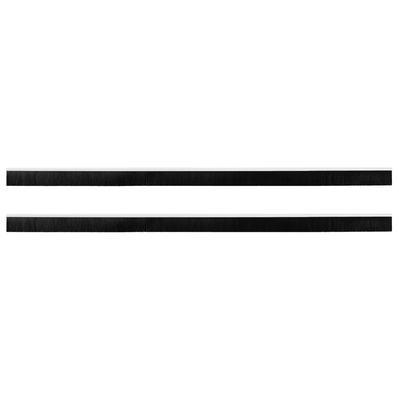 Load image into Gallery viewer, Vidaxl zelfklevende deurborstels 2 st wit 100 cm aluminium legering
