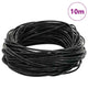 Vidaxl leren koord zwart ø1,5 mm x 10 m leer