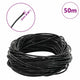 Vidaxl leren koord zwart ø2 mm x 50 m leer
