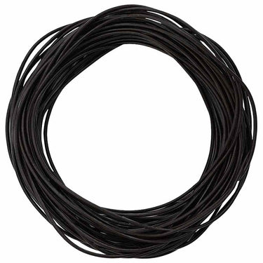 Vidaxl leren koord donkerbruin ø1 mm x 50 m leer