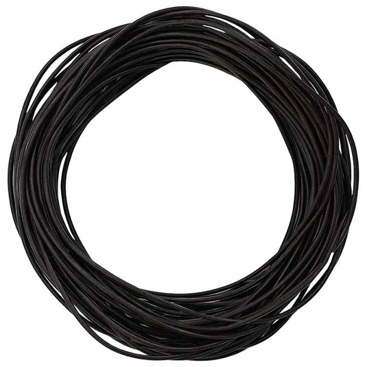 Vidaxl leren koord donkerbruin ø1 mm x 50 m leer