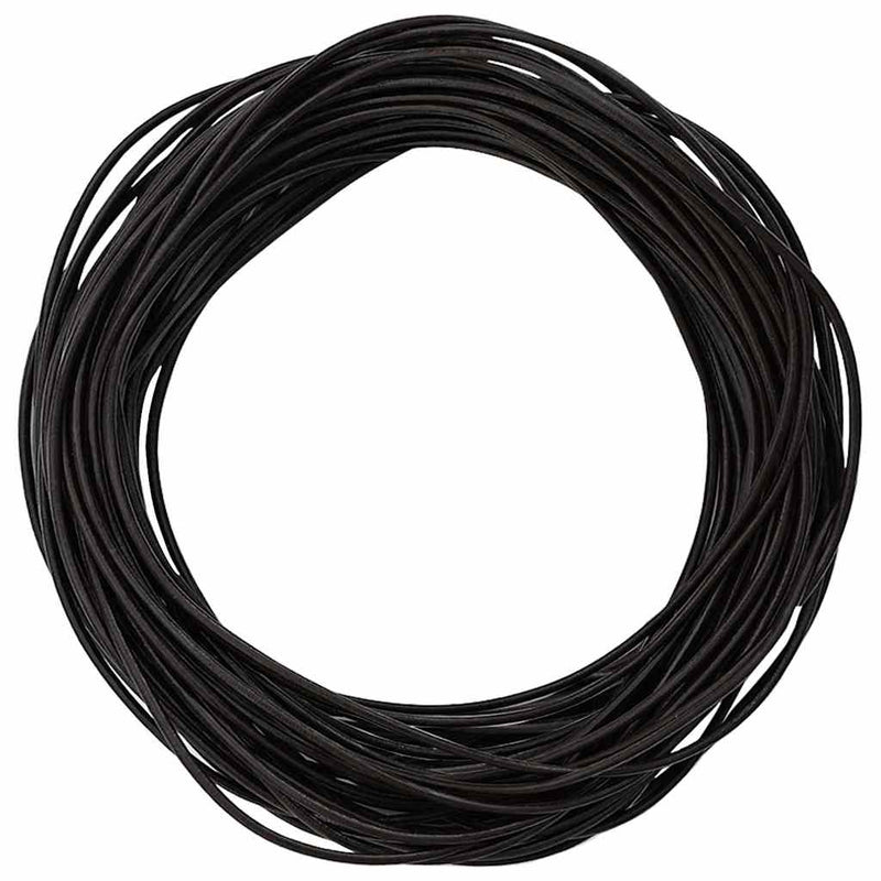 Load image into Gallery viewer, Vidaxl leren koord donkerbruin ø1,5 mm x 10 m leer
