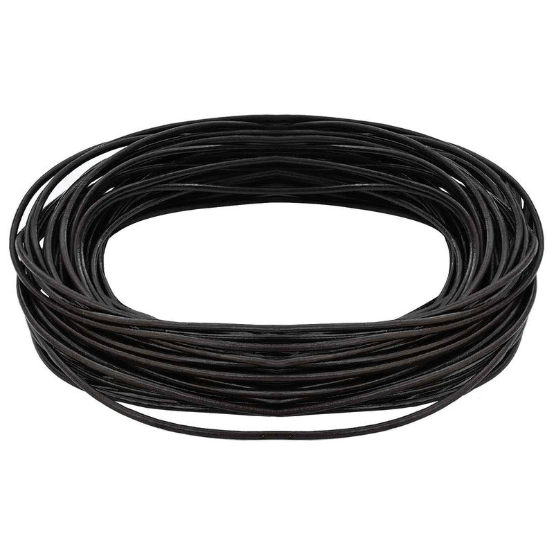 Load image into Gallery viewer, Vidaxl leren koord 1 donkerbruin ø1,5 mm x 50 m leer
