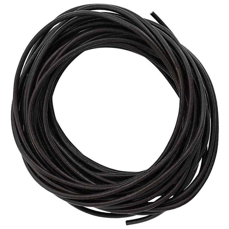 Load image into Gallery viewer, Vidaxl leren koord donkerbruin ø2,5 mm x 5 m leer
