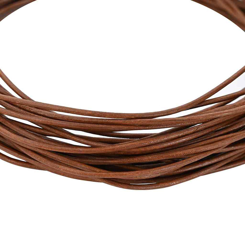 Load image into Gallery viewer, Vidaxl leren koord licht bruin ø1 mm x 10 m leer
