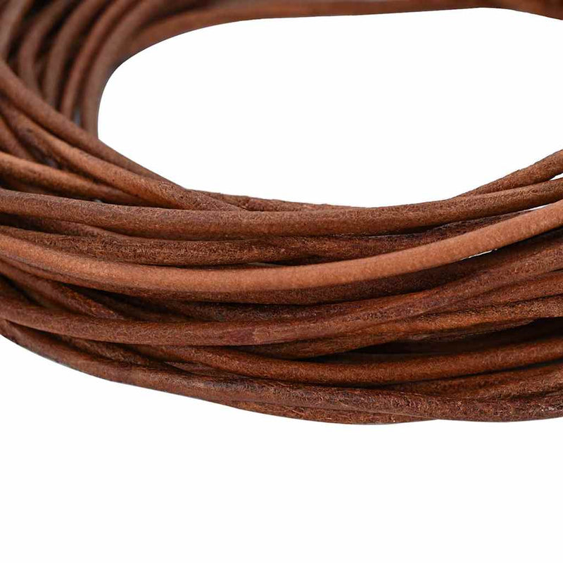 Load image into Gallery viewer, Vidaxl leren koord licht bruin ø2,5 mm x 10 m leer
