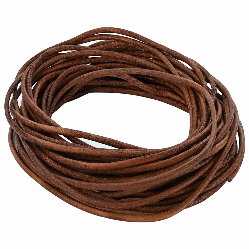 Load image into Gallery viewer, Vidaxl leren koord 1 licht bruin ø3 mm x 5 m leer
