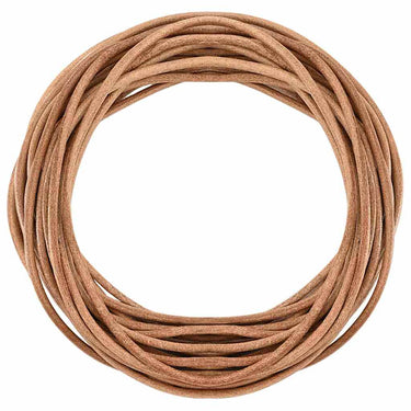 Vidaxl leren koord bruin ø4 mm x 5 m leer