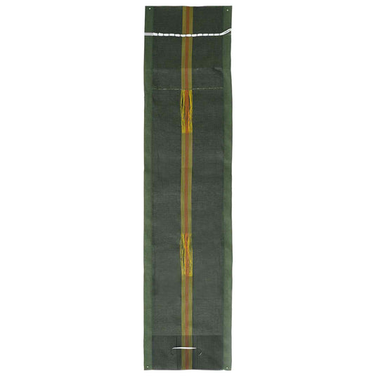 Vidaxl zandzakken 25 pcs donkergroen 120 x 27 cm hdpe