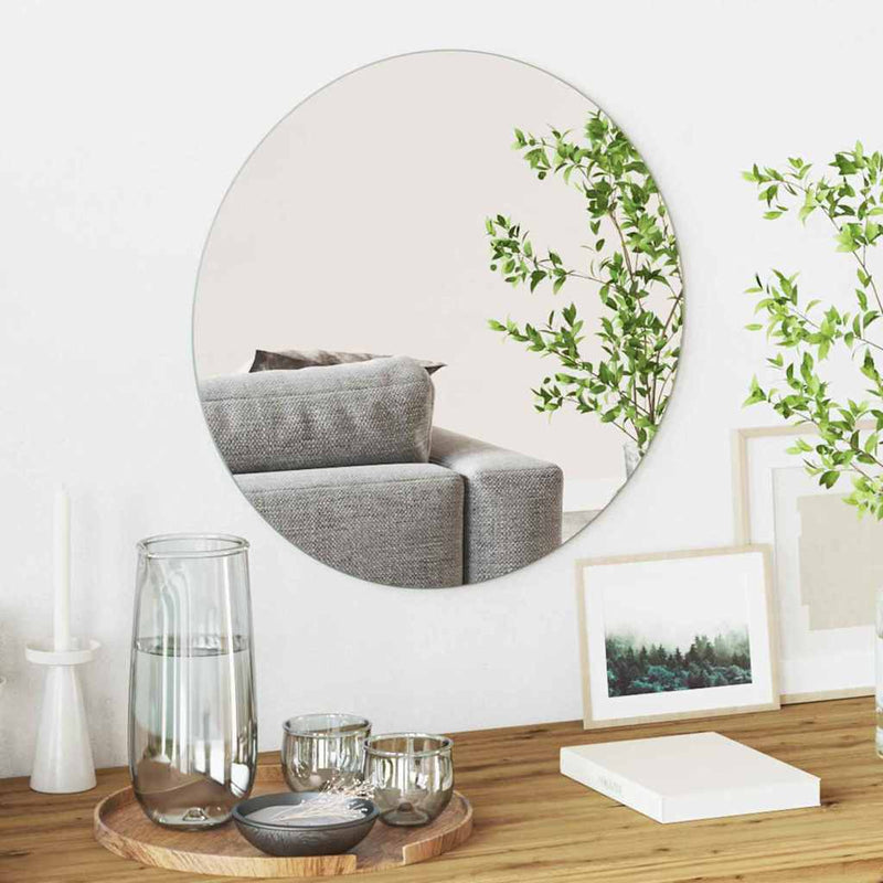 Load image into Gallery viewer, Vidaxl wandspiegel rond ø 50 cm gehard glas
