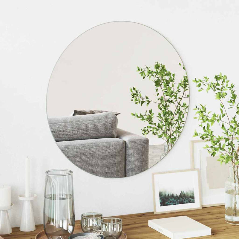 Load image into Gallery viewer, Vidaxl wandspiegel rond ø 60 cm gehard glas
