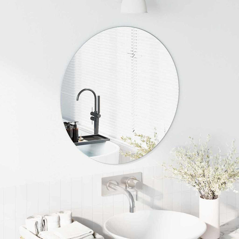 Load image into Gallery viewer, Vidaxl wandspiegel rond ø 60 cm gehard glas

