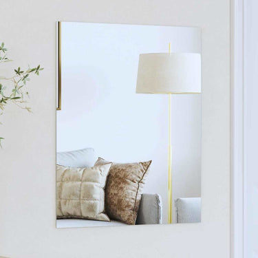 Vidaxl wandspiegel rechthoekig 50 x 60 cm gehard glas