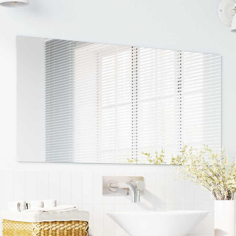 Load image into Gallery viewer, Vidaxl wandspiegel rechthoekig 50 x 100 cm gehard glas
