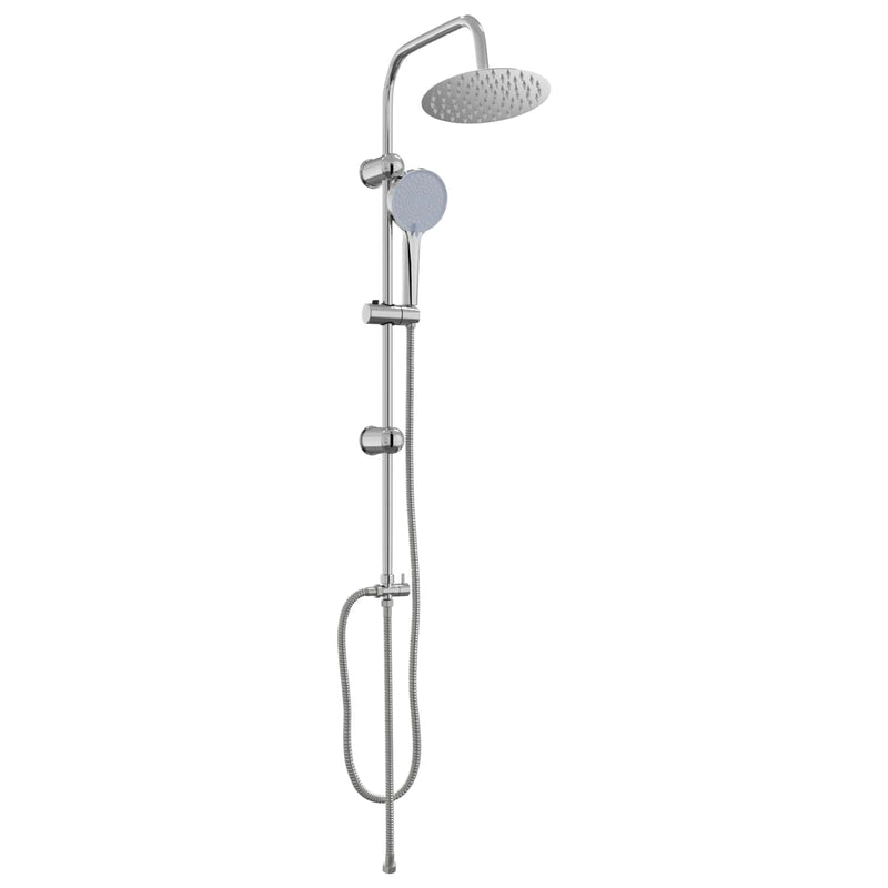Load image into Gallery viewer, Vidaxl doucheset zilver 47 x 20 x 95 cm roestvrij staal
