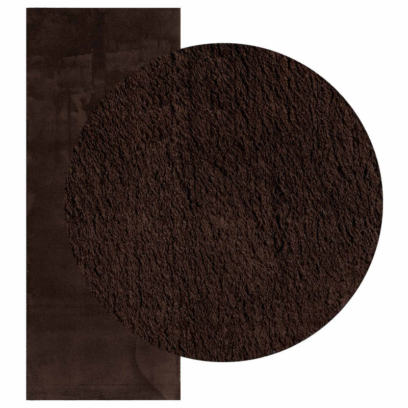 Load image into Gallery viewer, Vidaxl vloerkleden rechthoekig huarte bruin 200 x 80 cm polyester
