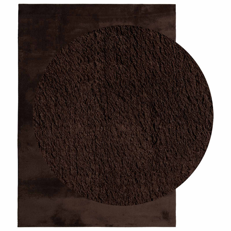 Load image into Gallery viewer, Vidaxl vloerkleden rechthoekig huarte bruin 200 x 140 cm polyester
