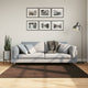 Vidaxl vloerkleden vierkant huarte bruin 160 x 160 cm polyester