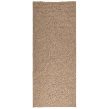Vidaxl vloerkleden moiré huarte naturel 150 x 80 cm polyester