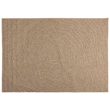 Vidaxl vloerkleden moiré huarte naturel 200 x 140 cm polyester