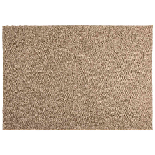 Vidaxl vloerkleden moiré huarte naturel 230 x 160 cm polyester