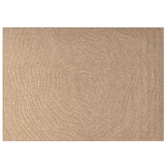 Vidaxl vloerkleden moiré huarte naturel 340 x 240 cm polyester