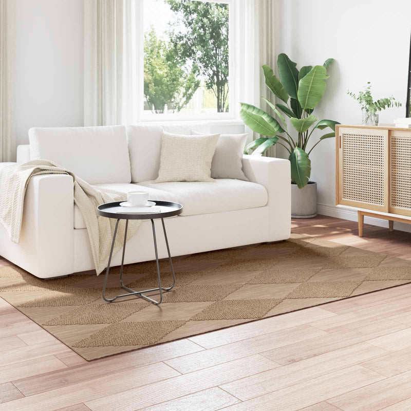 Load image into Gallery viewer, Vidaxl vloerkleden rechthoekig huarte naturel 200 x 140 cm polyester
