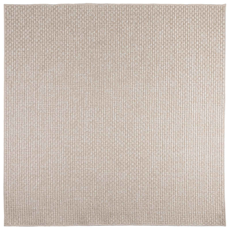 Load image into Gallery viewer, Vidaxl vloerkleden vierkant huarte crème 120 x 120 cm polyester
