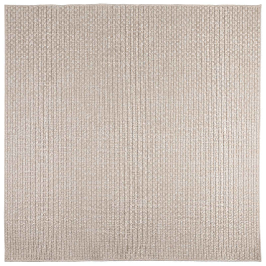 Vidaxl vloerkleden vierkant huarte crème 240 x 240 cm polyester