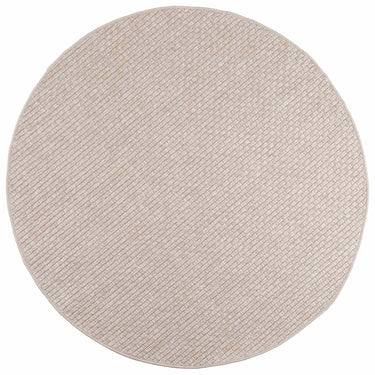Vidaxl vloerkleden rond huarte crème ø 120 cm polyester