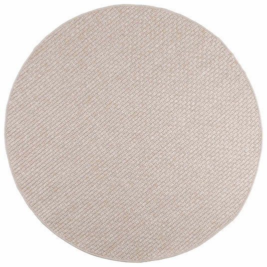 Vidaxl vloerkleden rond huarte crème ø 160 cm polyester