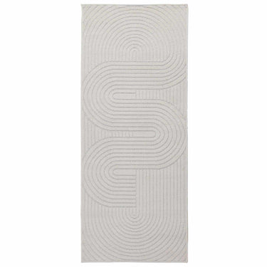 Vidaxl vloerkleden rechthoekig huarte crème 200 x 80 cm polyester