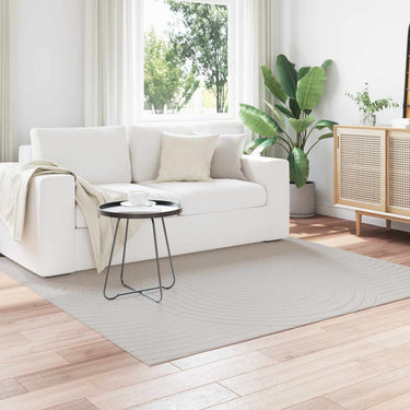 Vidaxl vloerkleden vierkant huarte crème 200 x 200 cm polyester