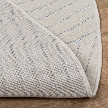 Vidaxl vloerkleden rond huarte crème ø 120 cm polyester