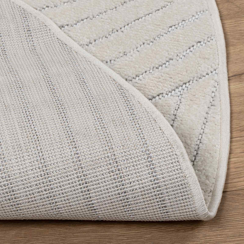 Load image into Gallery viewer, Vidaxl vloerkleden rond huarte crème ø 200 cm polyester
