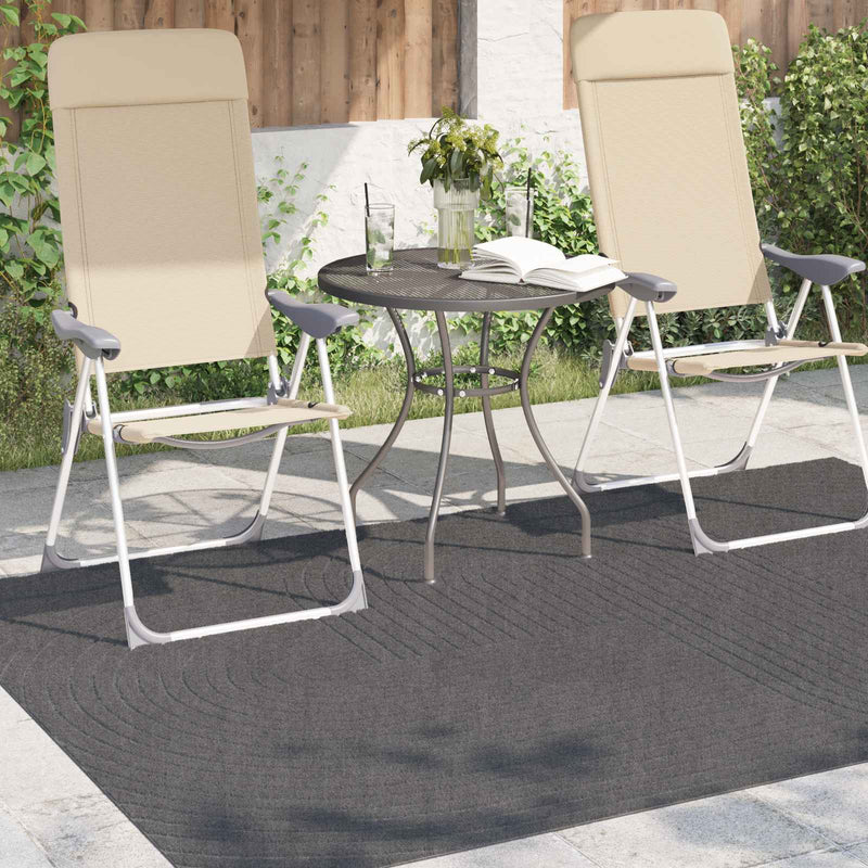 Load image into Gallery viewer, Vidaxl vloerkleden rechthoekig huarte antraciet 170 x 120 cm polyester
