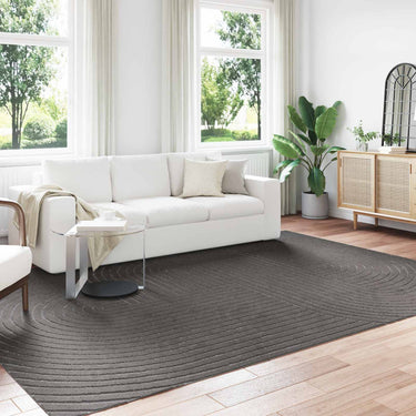Vidaxl vloerkleden rechthoekig huarte antraciet 340 x 240 cm polyester