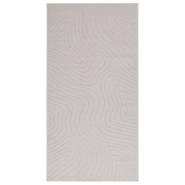Vidaxl vloerkleden rechthoekig huarte crème 150 x 80 cm polyester