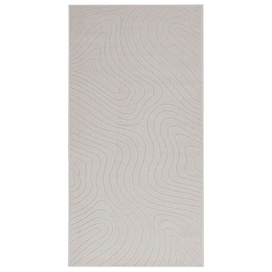 Vidaxl vloerkleden rechthoekig huarte crème 150 x 80 cm polyester