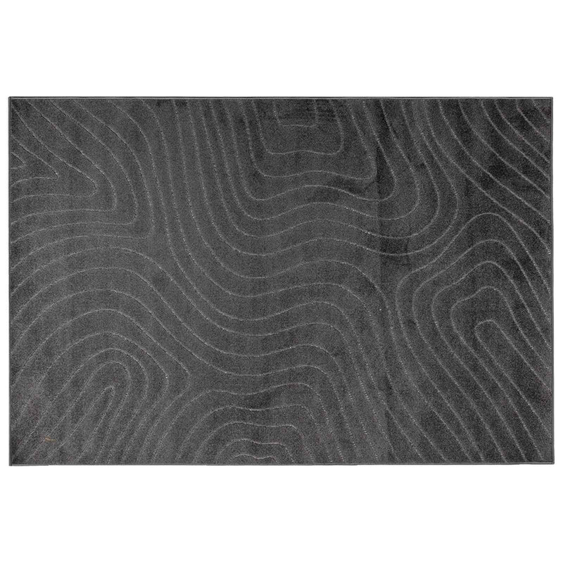 Load image into Gallery viewer, Vidaxl vloerkleden rechthoekig huarte antraciet 170 x 120 cm polyester
