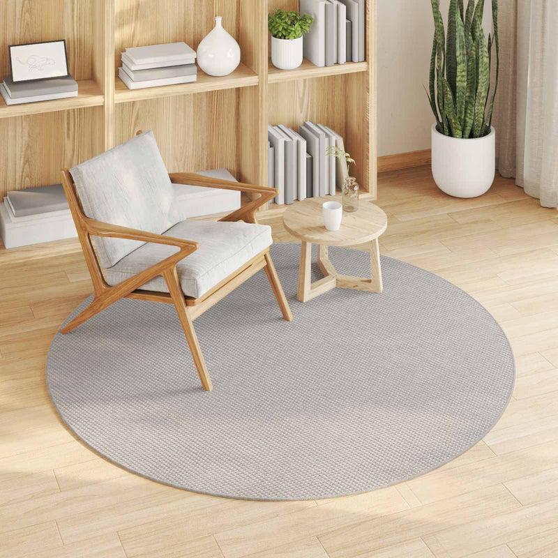 Load image into Gallery viewer, Vidaxl vloerkleden rond huarte crème ø 160 cm polyester
