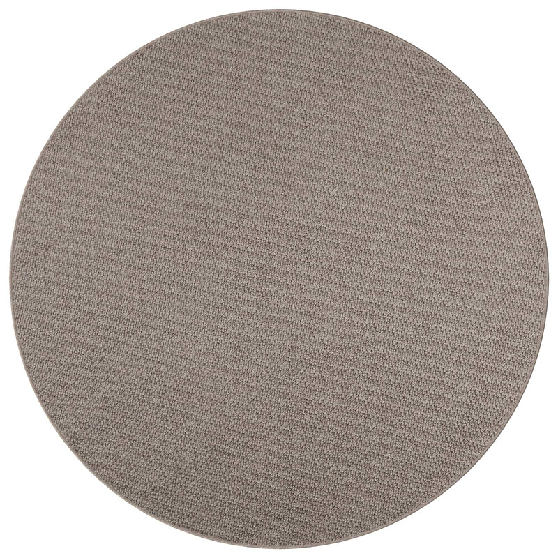 Load image into Gallery viewer, Vidaxl vloerkleden rond huarte crème en taupe ø 120 cm polyester
