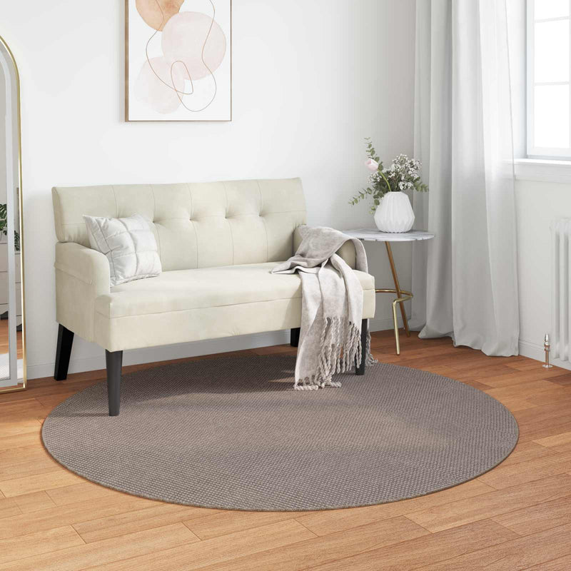 Load image into Gallery viewer, Vidaxl vloerkleden rond huarte crème en taupe ø 200 cm polyester
